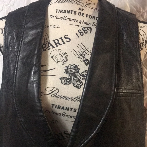 Western Black Vest Vintage measurements in pictures seems like a M - Picture 8 of 13